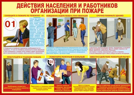 Действия должностных лиц при эвакуации.